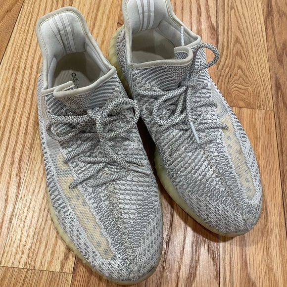 Yeezy Gray and Cream Sneakers - Picture 3 of 13